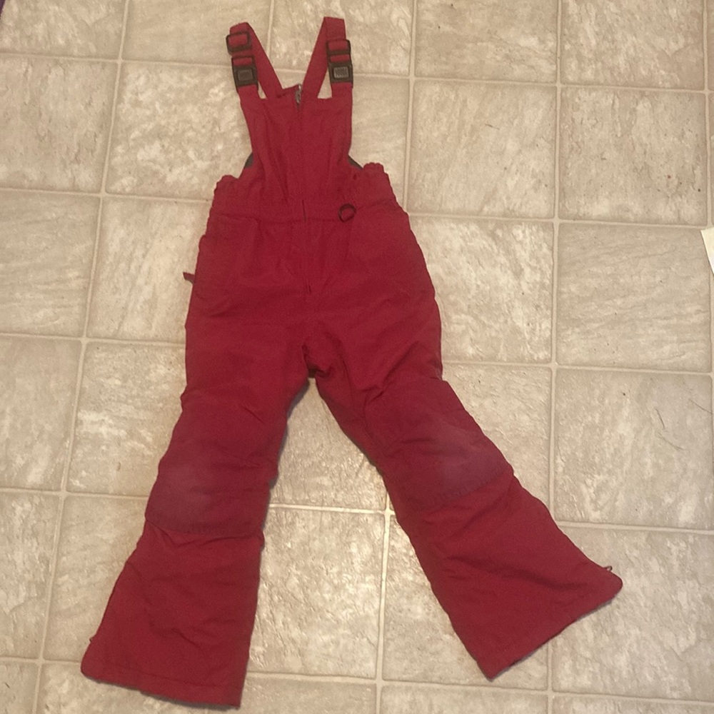 Lands’ End Red Squall Snow/ski bibs